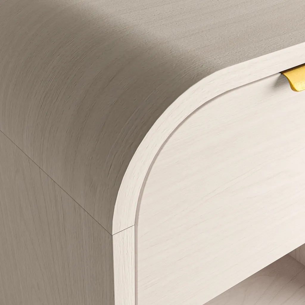 Aero Bedside Table - White