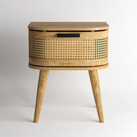 Portobello Bedside Table - Natural