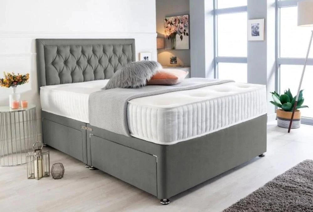 Madrid Chesterfield Divan Bed