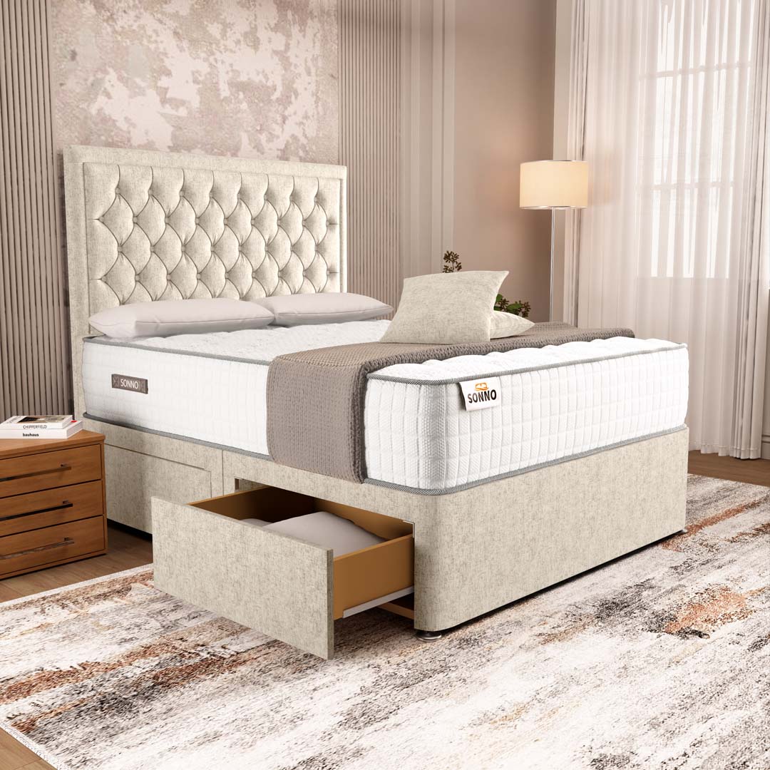 Madrid Chesterfield Divan Bed