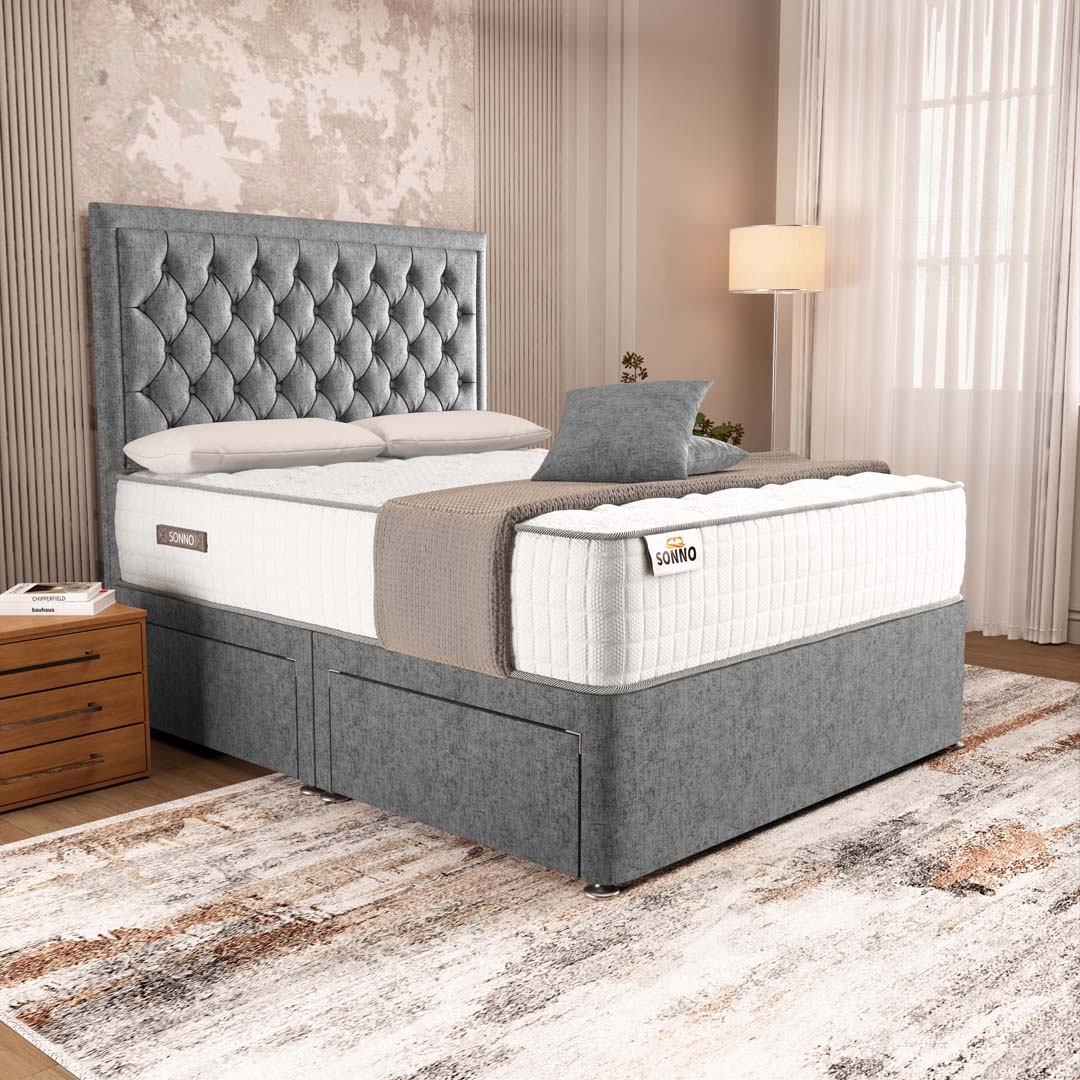 Madrid Chesterfield Divan Bed