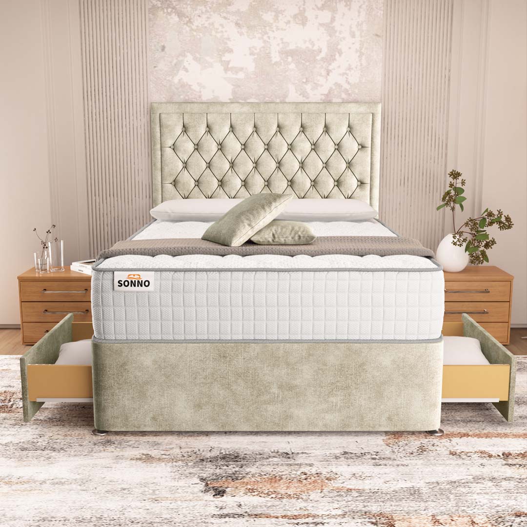Madrid Chesterfield Divan Bed