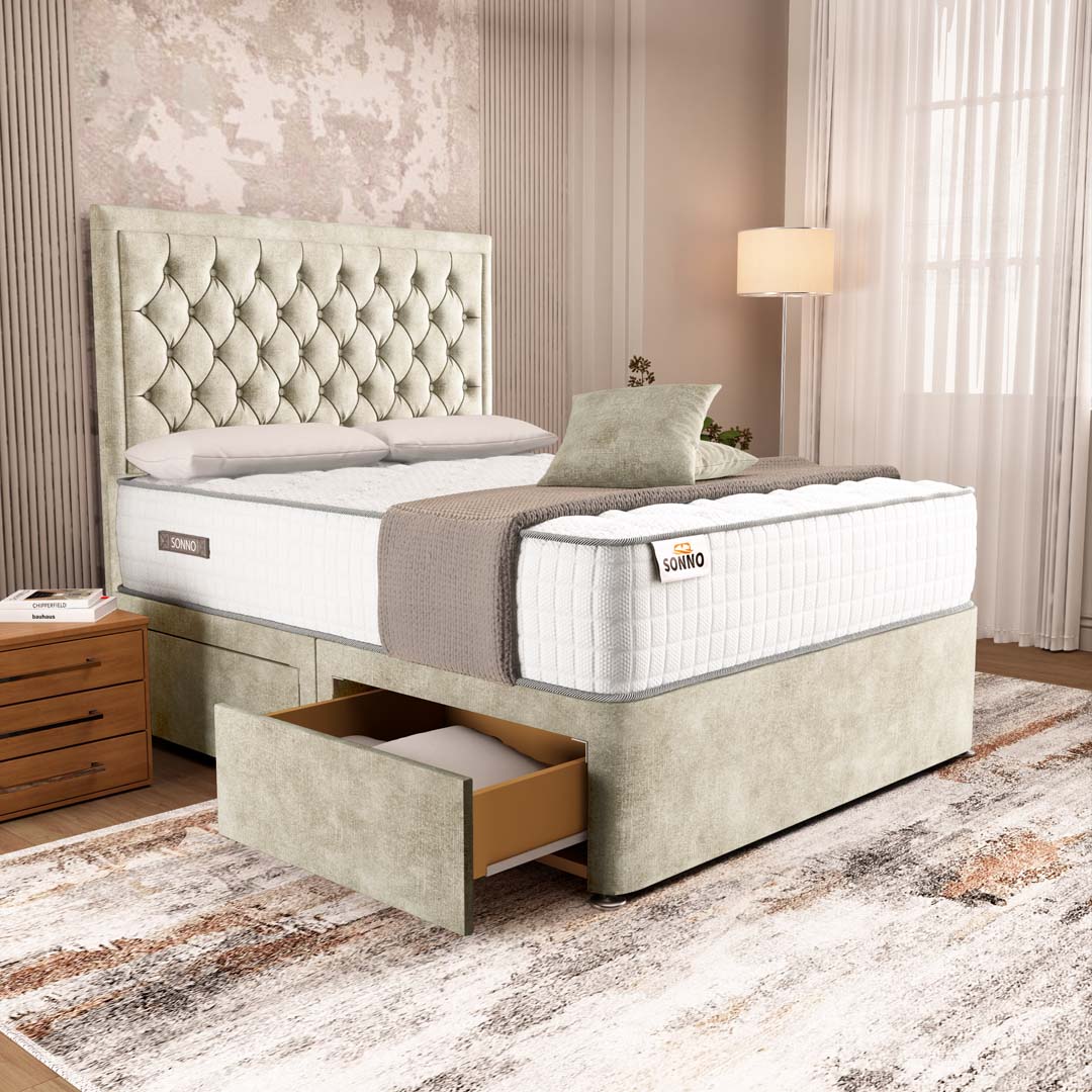 Madrid Chesterfield Divan Bed