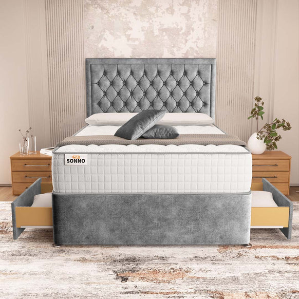 Madrid Chesterfield Divan Bed