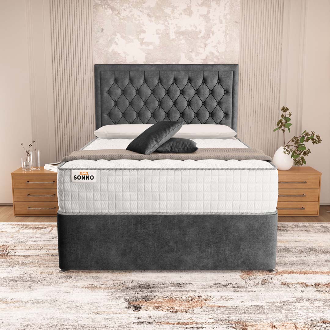 Madrid Chesterfield Divan Bed