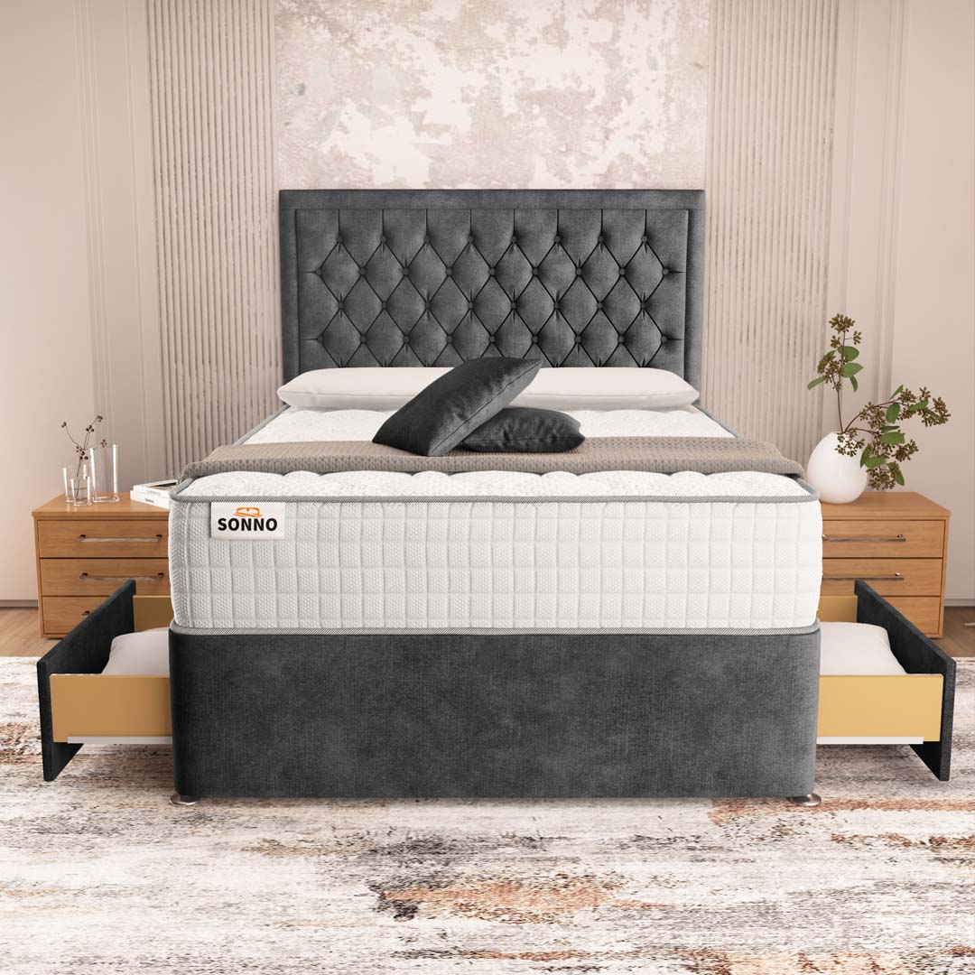 Madrid Chesterfield Divan Bed