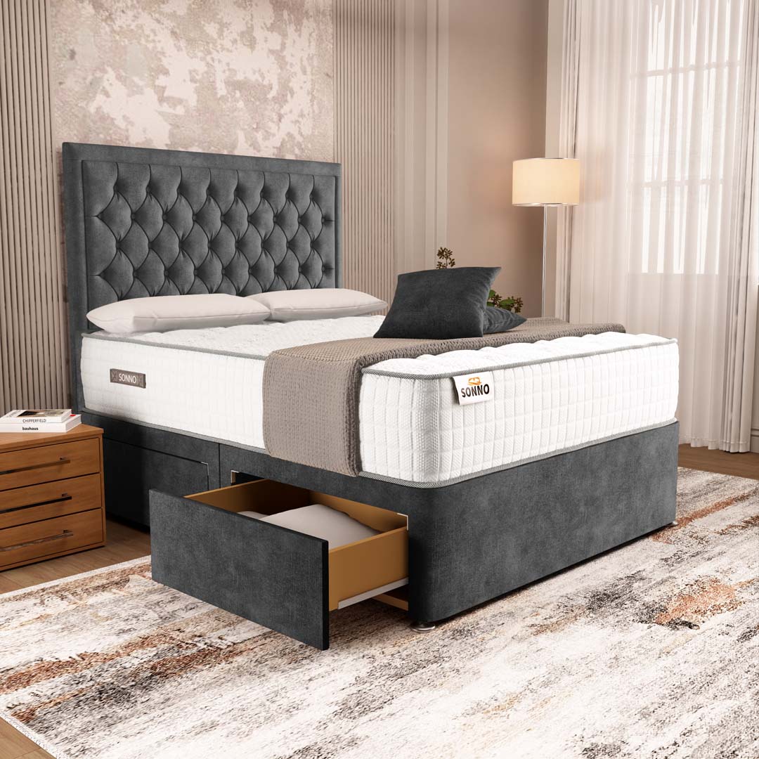 Madrid Chesterfield Divan Bed