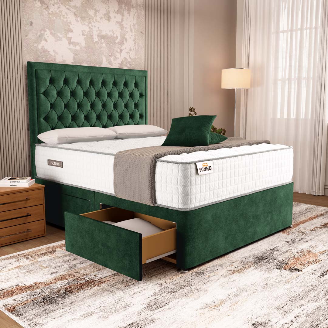 Madrid Chesterfield Divan Bed