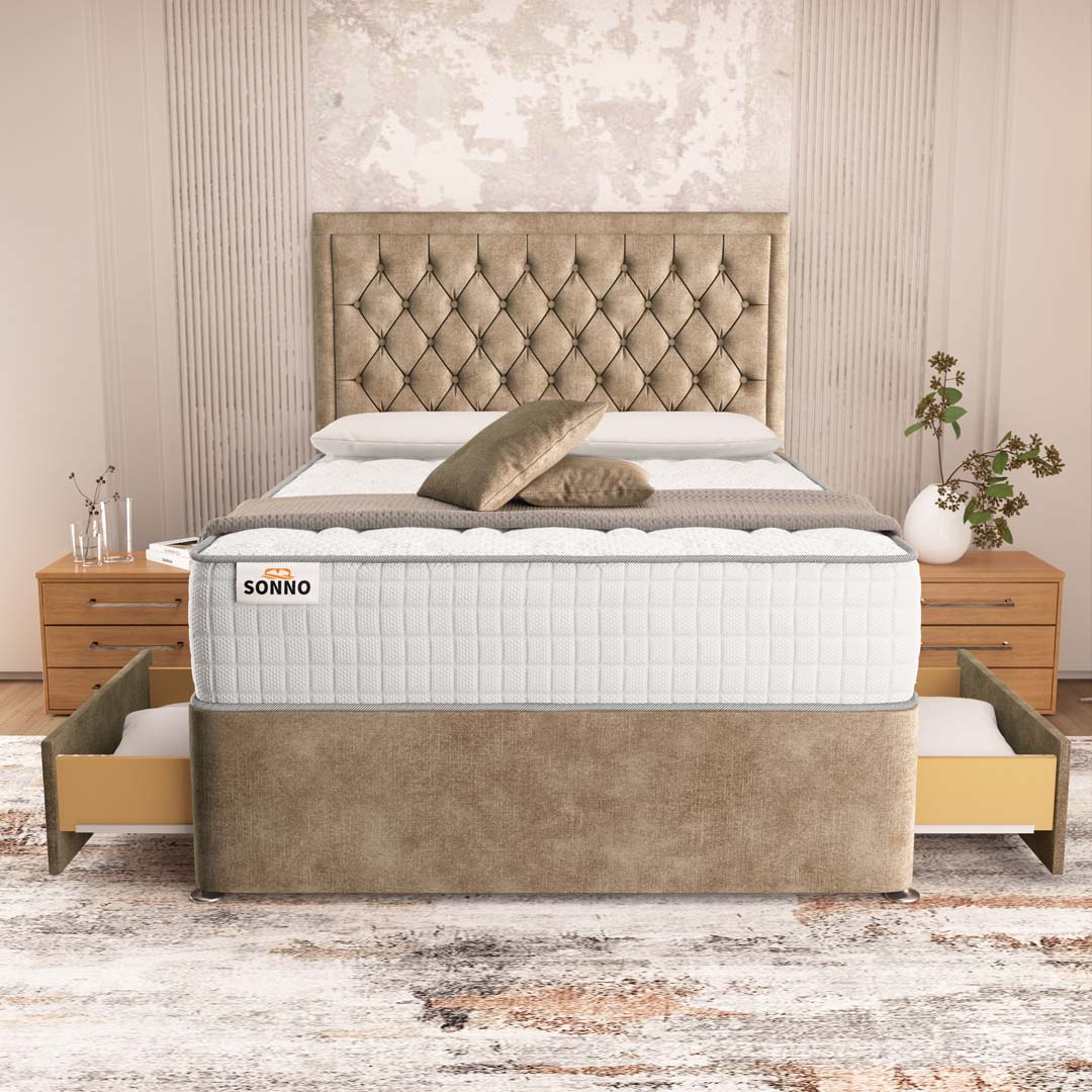 Madrid Chesterfield Divan Bed