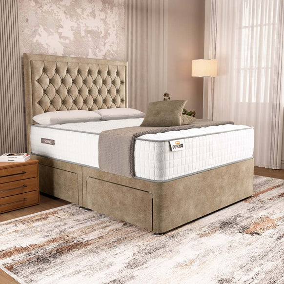 Madrid Chesterfield Divan Bed