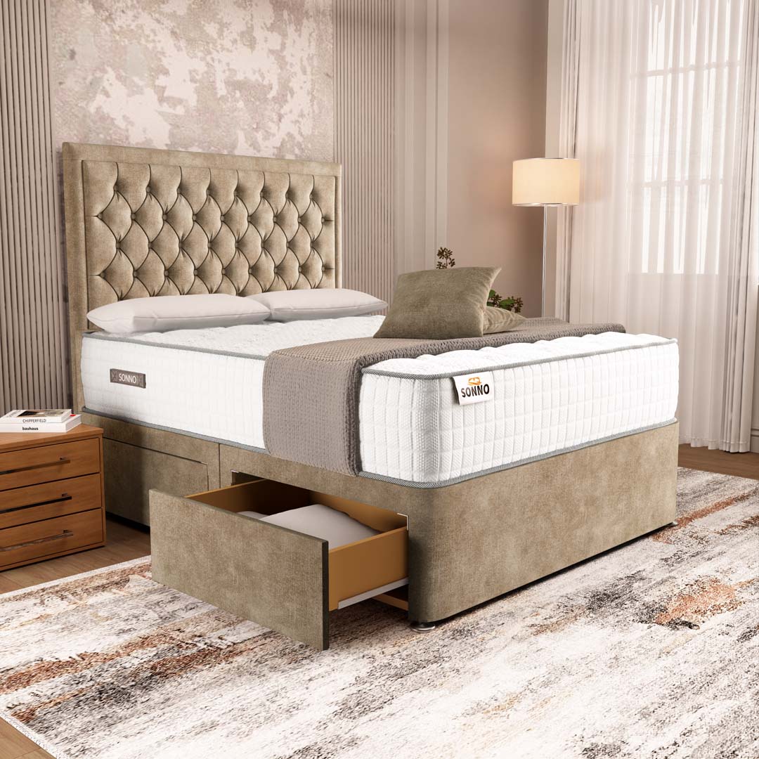 Madrid Chesterfield Divan Bed