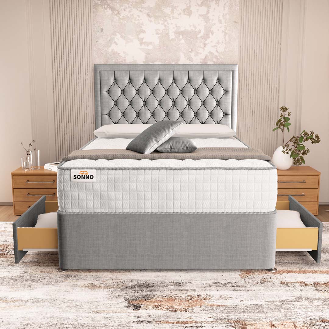Madrid Chesterfield Divan Bed