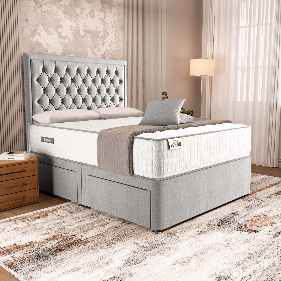 Madrid Chesterfield Divan Bed
