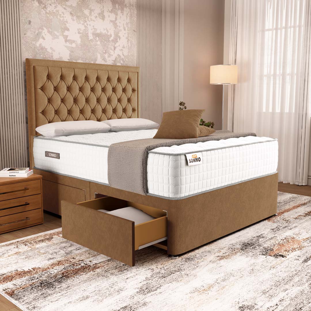 Madrid Chesterfield Divan Bed