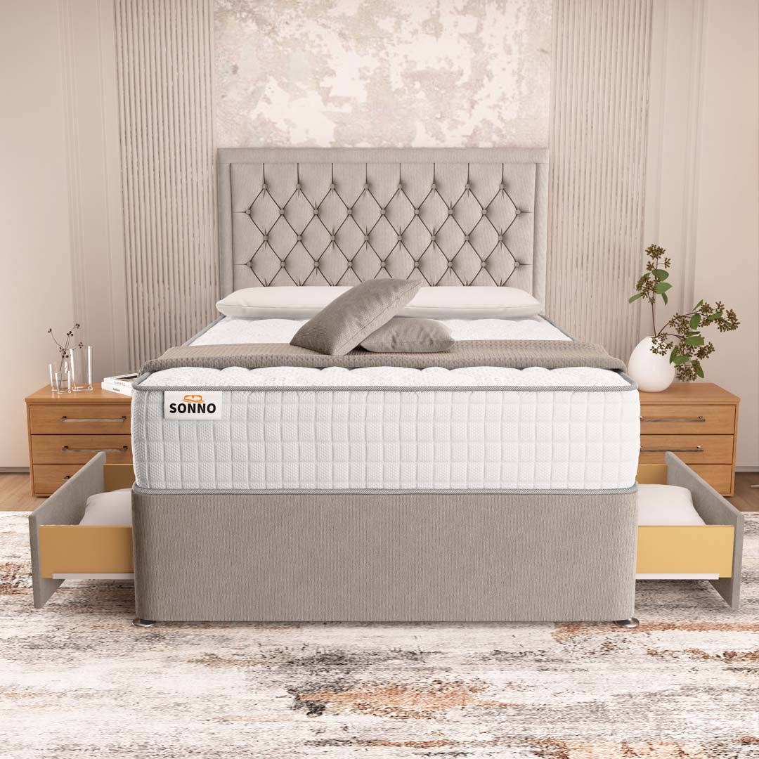 Madrid Chesterfield Divan Bed