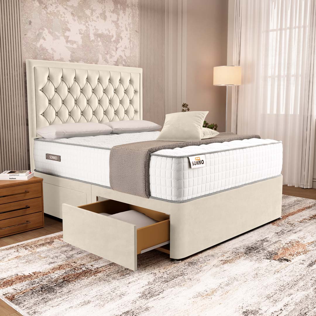 Madrid Chesterfield Divan Bed