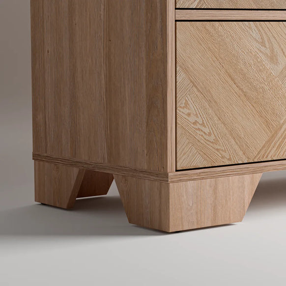 Mayfair 3+3 Drawers Chest - Natural