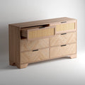 Mayfair 3+3 Drawers Chest - Natural