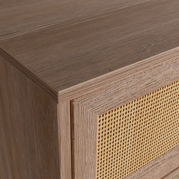 Mayfair 3+3 Drawers Chest - Natural