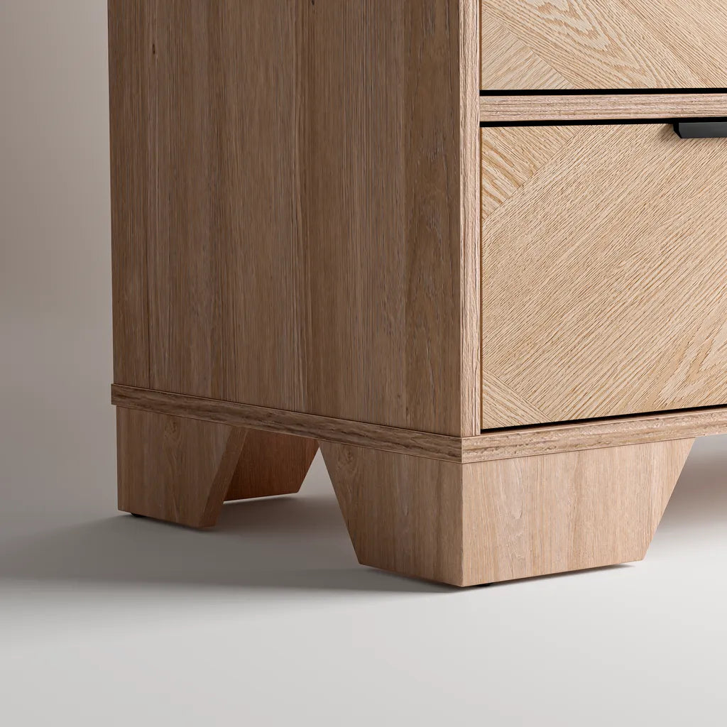 Mayfair 5 Drawers Chest - Natural