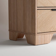 Mayfair 5 Drawers Chest - Natural