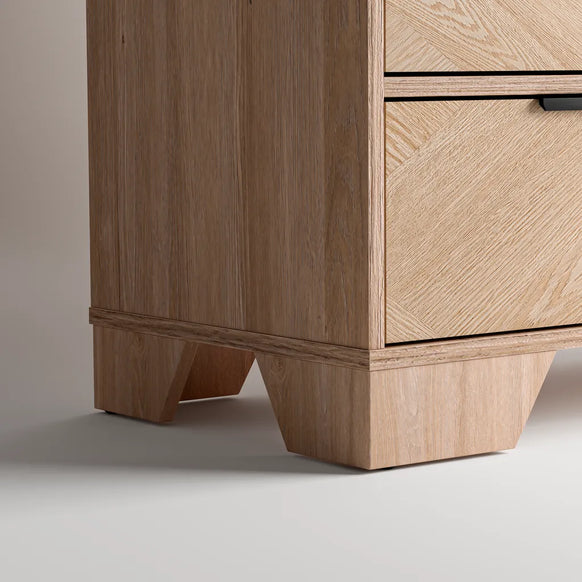 Mayfair 5 Drawers Chest - Natural