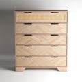 Mayfair 5 Drawers Chest - Natural