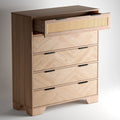 Mayfair 5 Drawers Chest - Natural