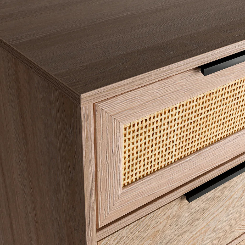 Mayfair 5 Drawers Chest - Natural