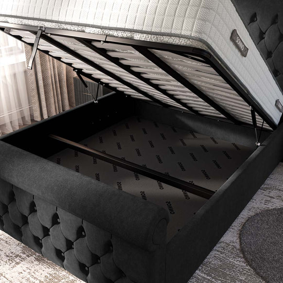 Melbourne Upholstered Ottoman Bed