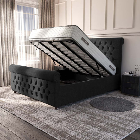 Melbourne Upholstered Ottoman Bed