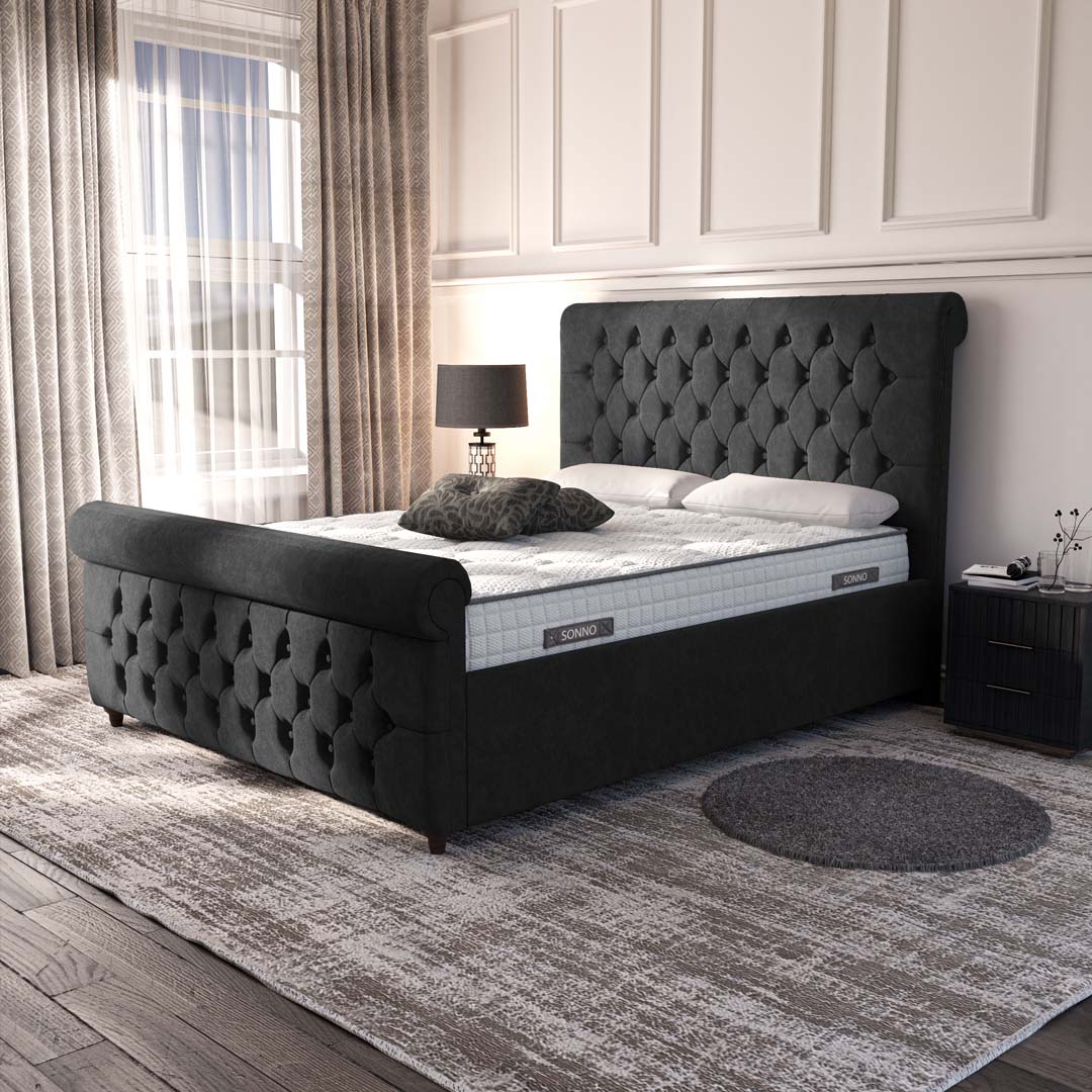 Melbourne Upholstered Ottoman Bed