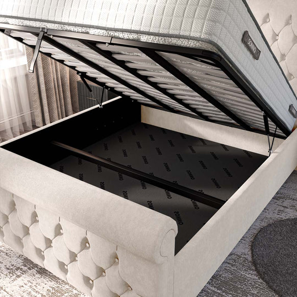 Melbourne Upholstered Ottoman Bed