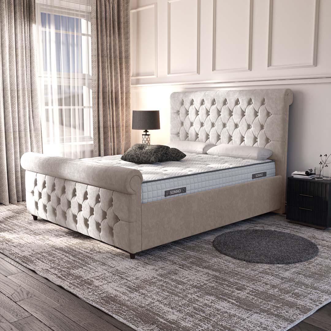 Melbourne Upholstered Ottoman Bed