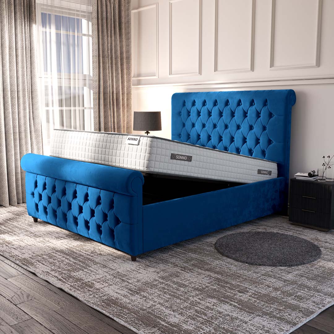 Melbourne Upholstered Ottoman Bed