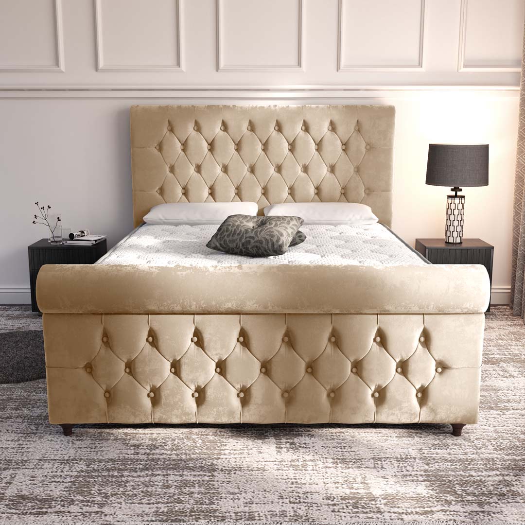 Melbourne Upholstered Ottoman Bed