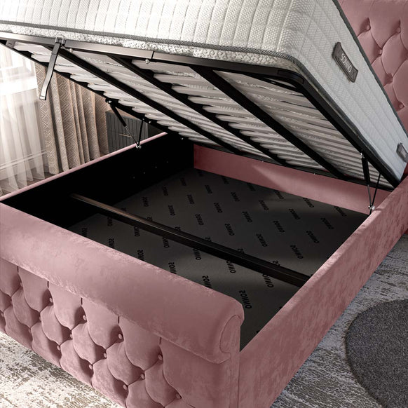 Melbourne Upholstered Ottoman Bed