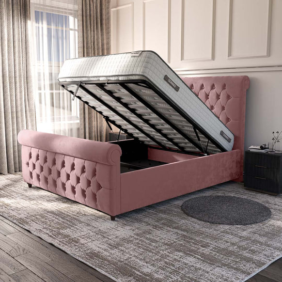 Melbourne Upholstered Ottoman Bed
