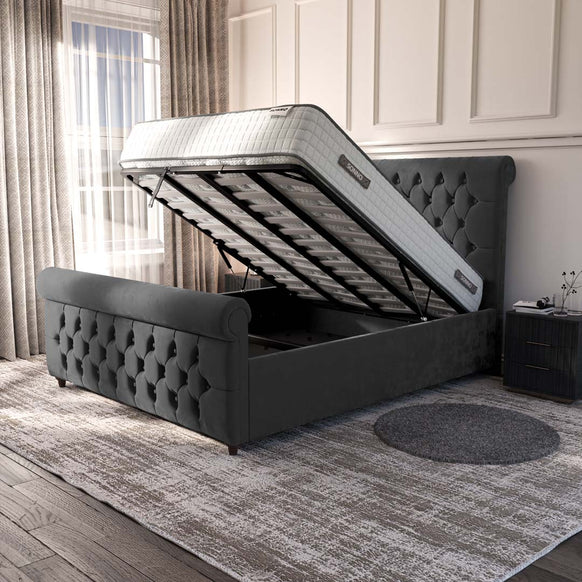 Melbourne Upholstered Ottoman Bed