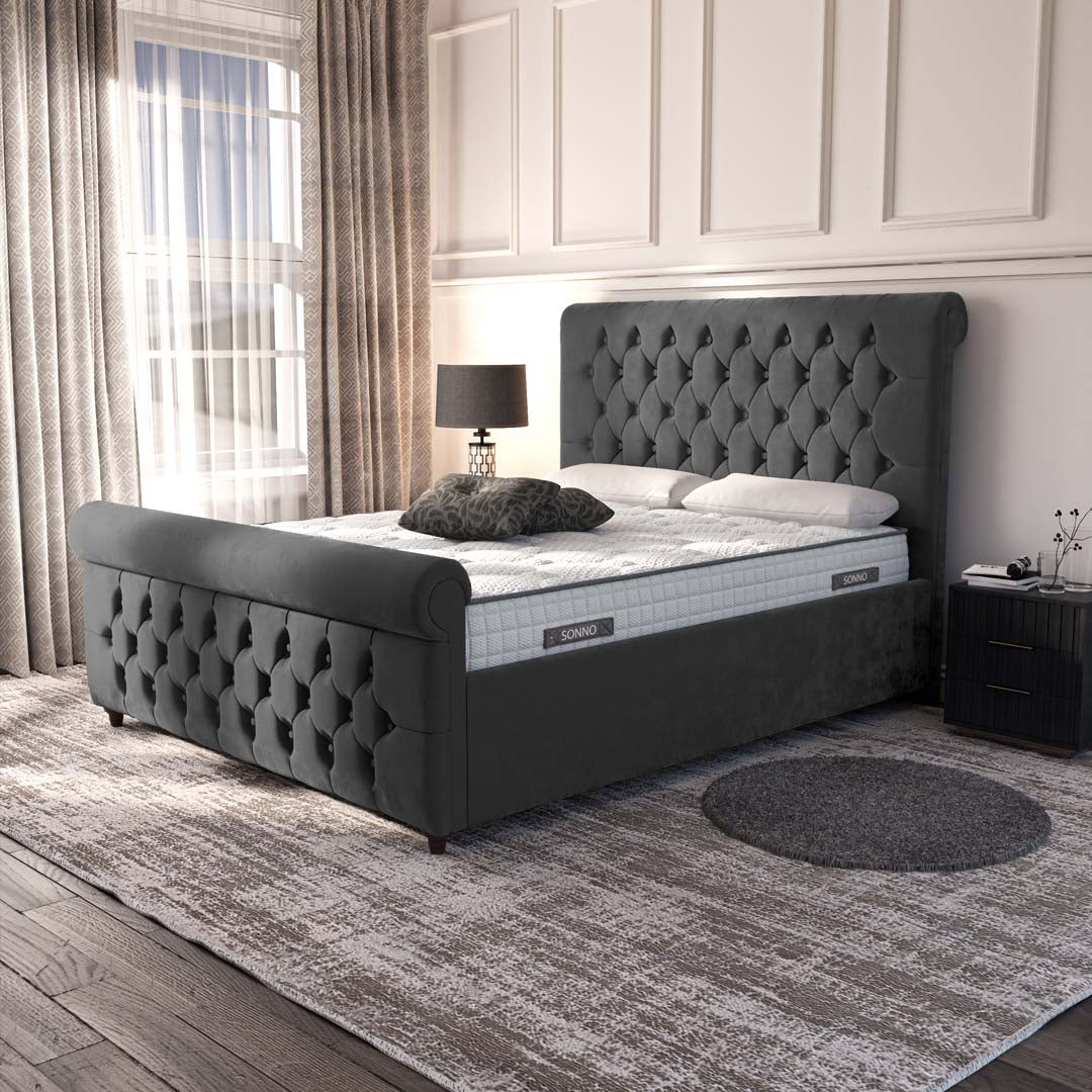 Melbourne Upholstered Ottoman Bed