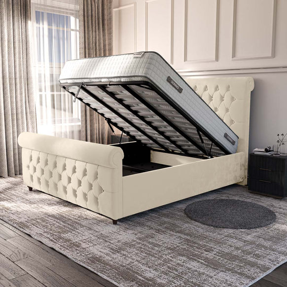 Melbourne Upholstered Ottoman Bed