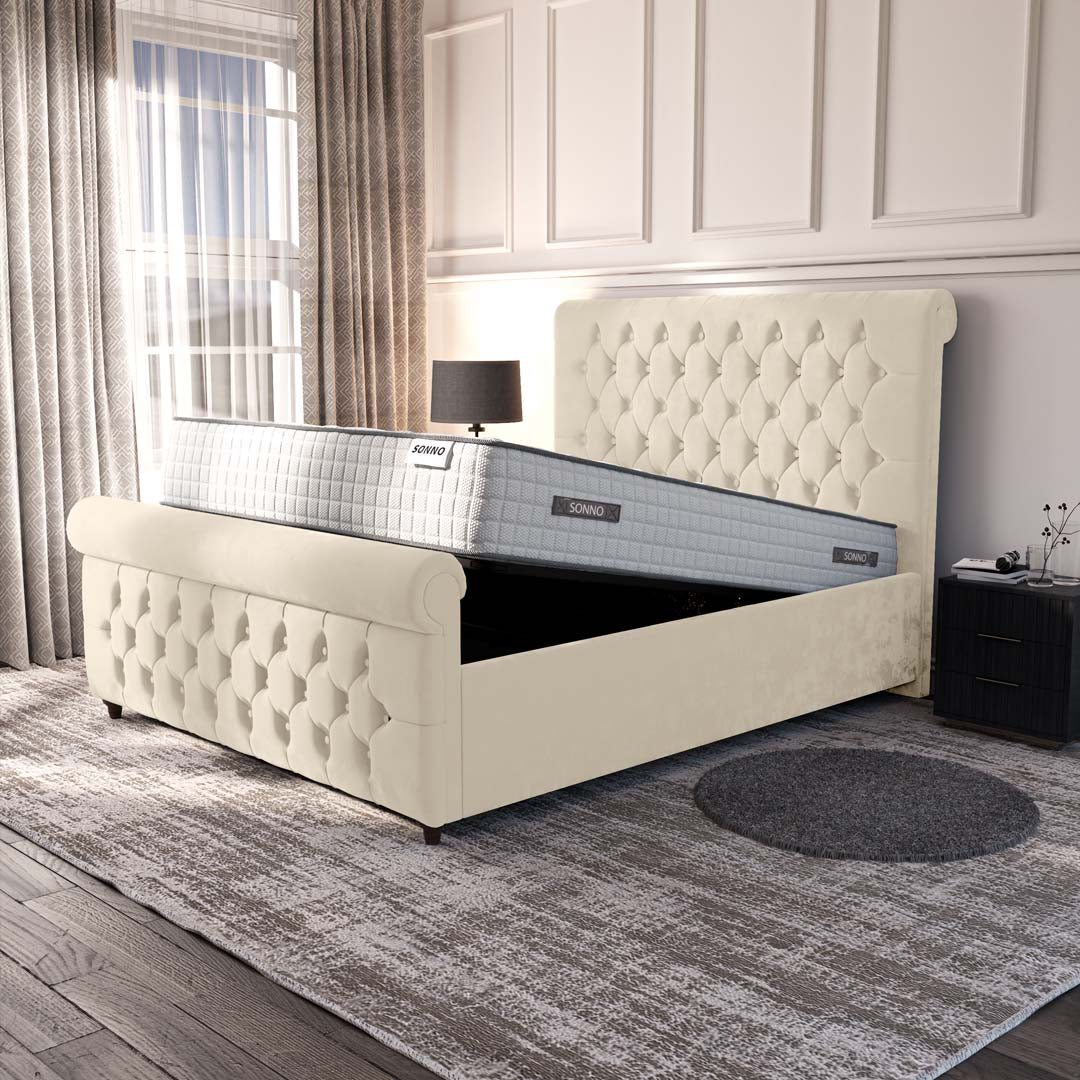 Melbourne Upholstered Ottoman Bed