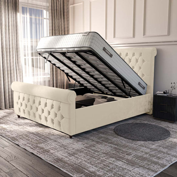 Melbourne Upholstered Ottoman Bed