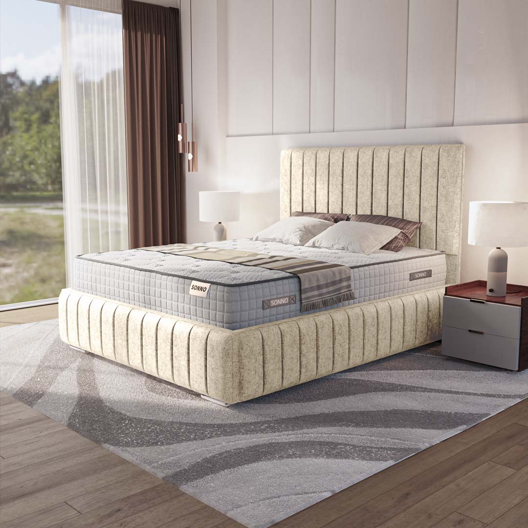 Milan Upholstered Ottoman Bed
