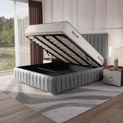 Milan Upholstered Ottoman Bed