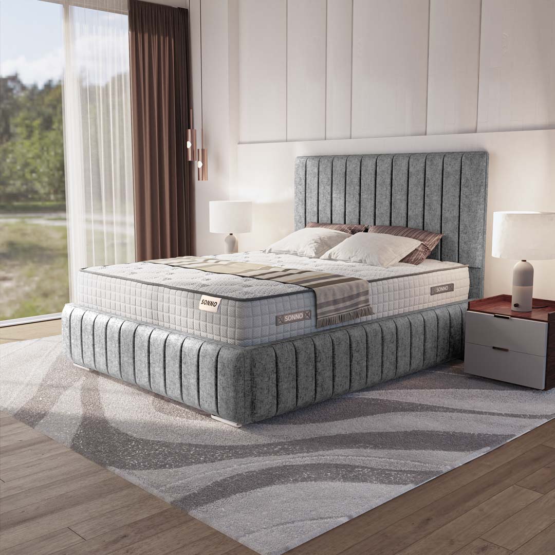 Milan Upholstered Ottoman Bed