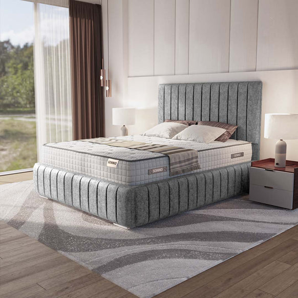 Milan Upholstered Ottoman Bed
