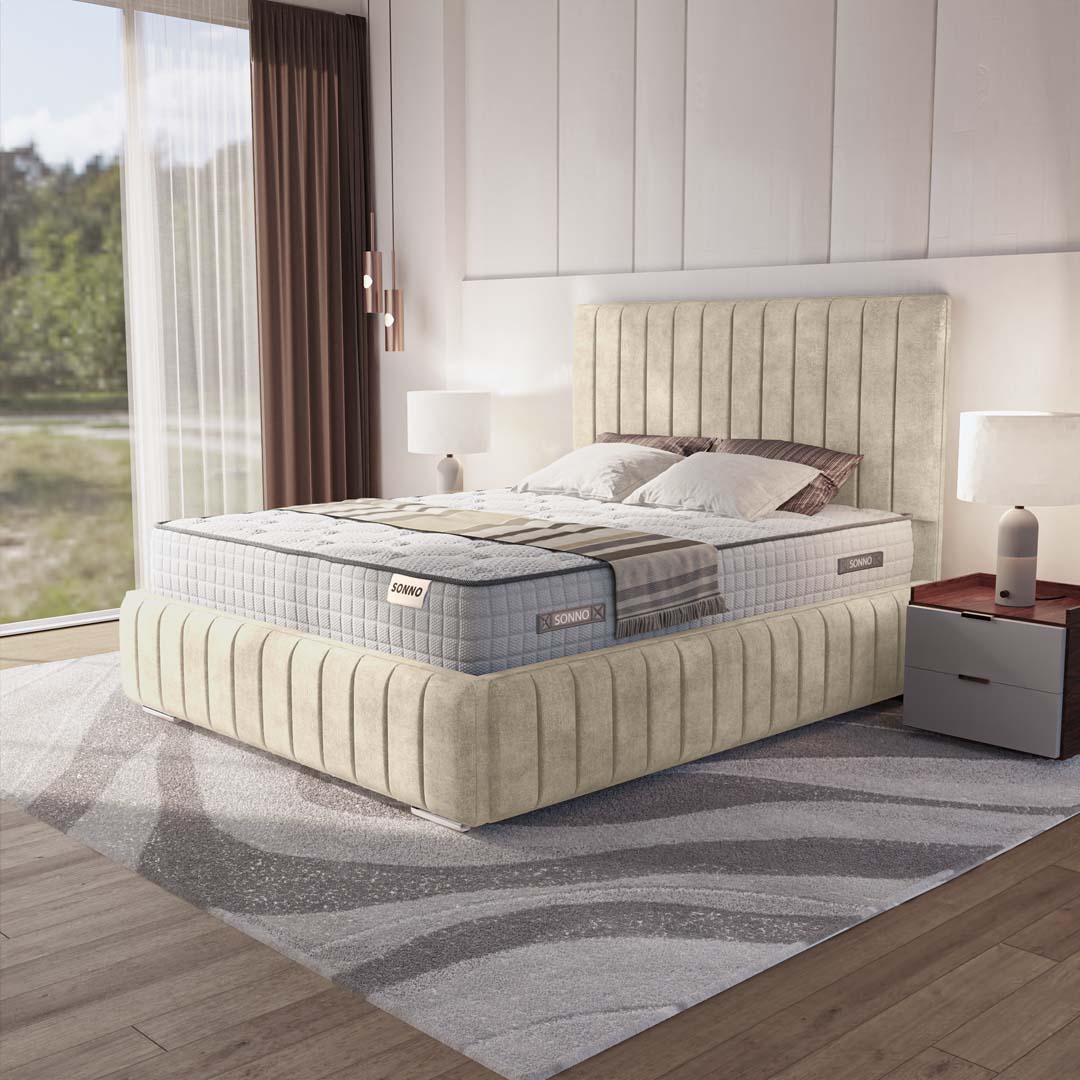 Milan Upholstered Ottoman Bed