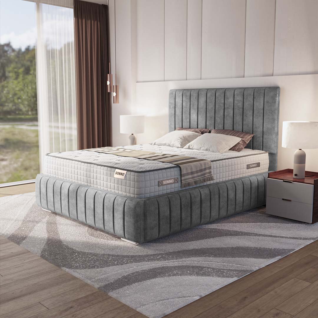 Milan Upholstered Ottoman Bed