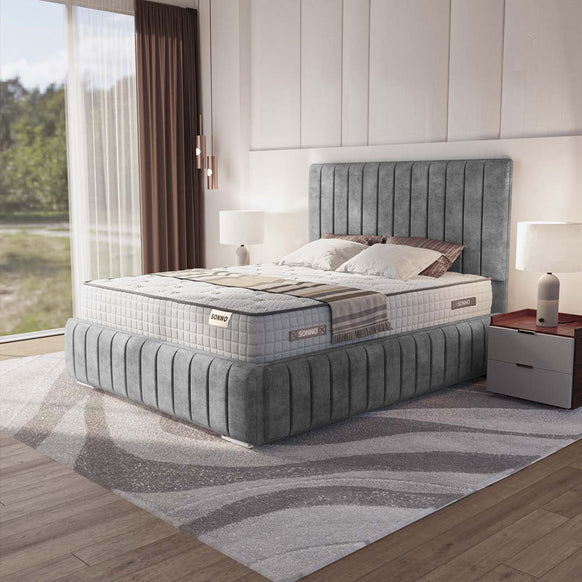 Milan Upholstered Ottoman Bed